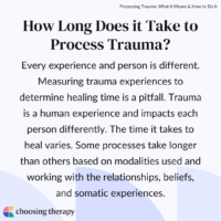 6 Types of Trauma Processing & How to Begin