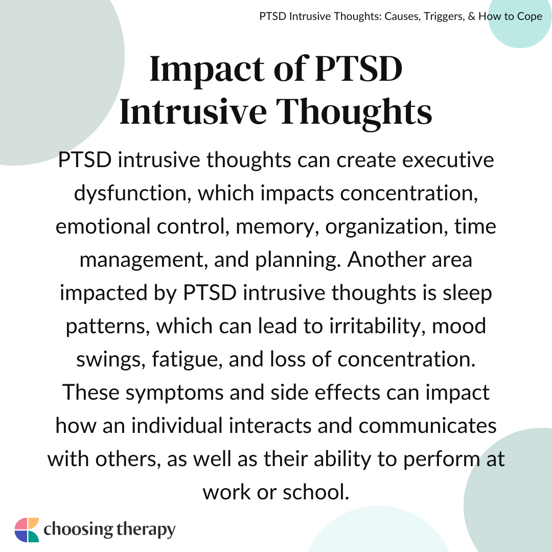 Impact of PTSD Intrusive Thoughts