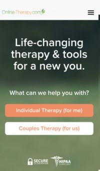 Joining Online-Therapy.com