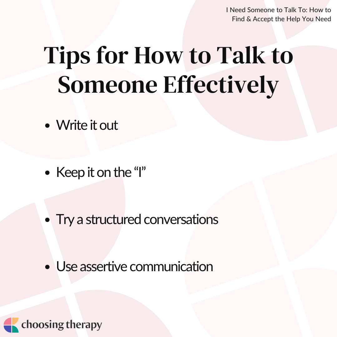 Tips for How to Talk to Someone Effectively