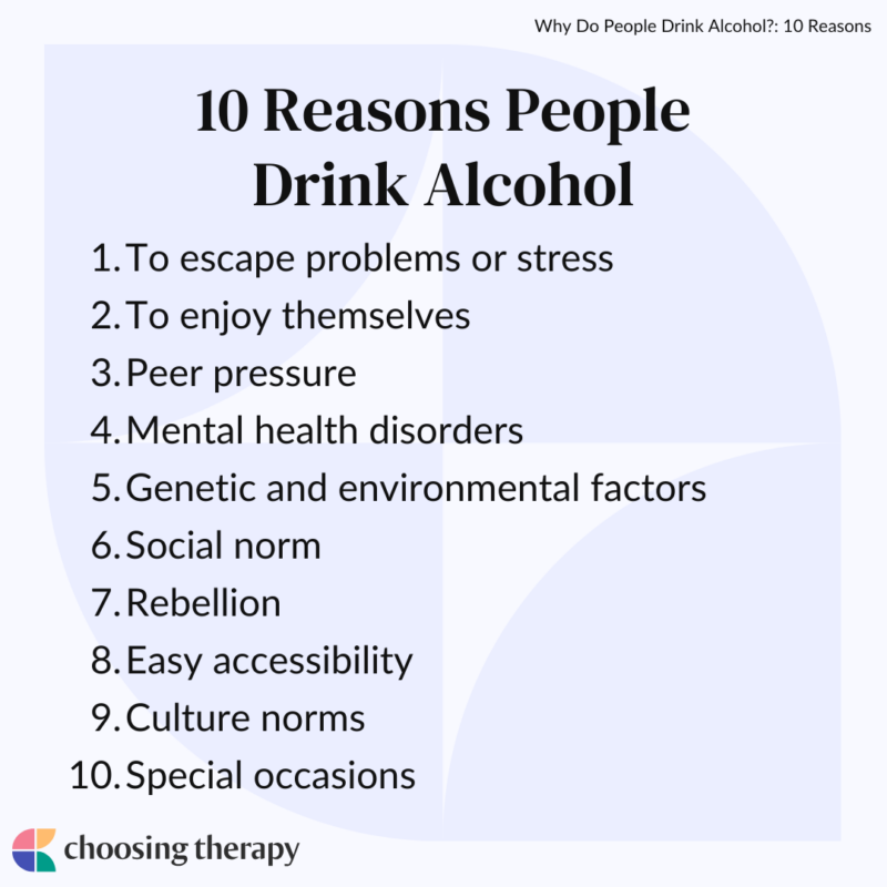 Why Do People Drink Alcohol