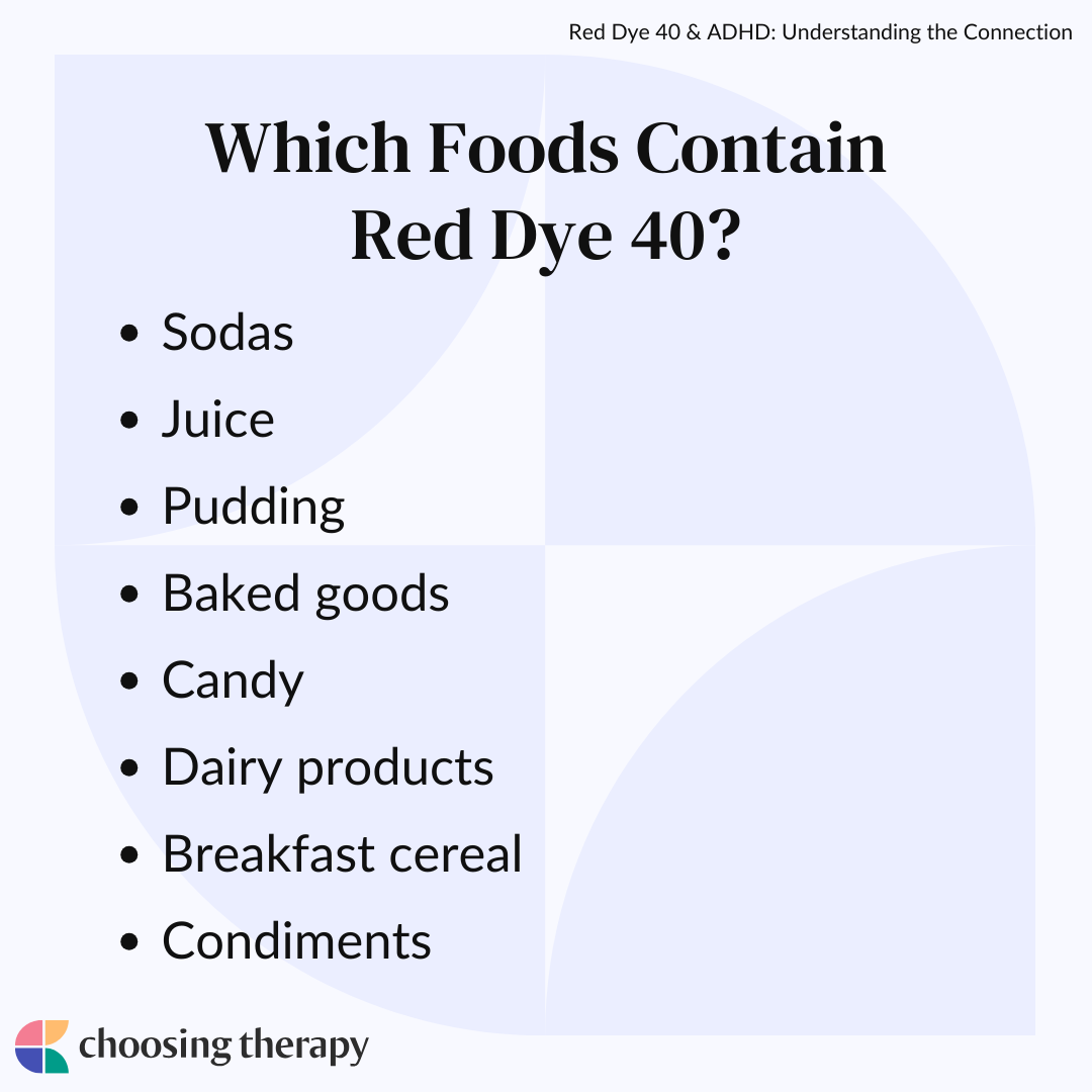 Does Red Dye 40 Cause ADHD?