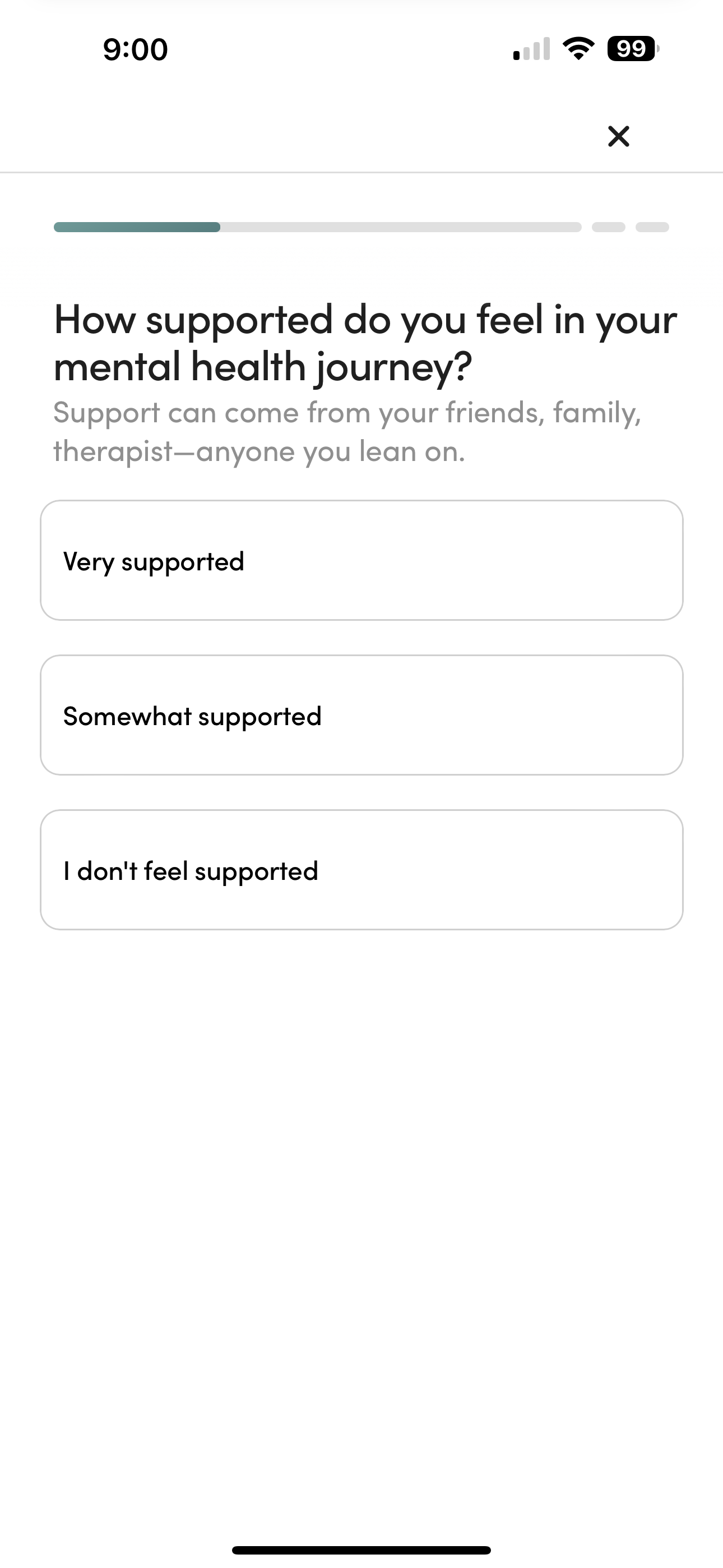 Screenshot of Hers Questionnaire Part 1