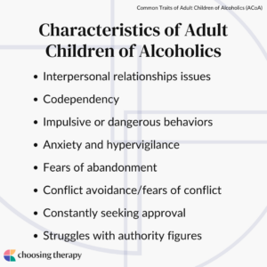 15 Characteristics of Adult Children of Alcoholics
