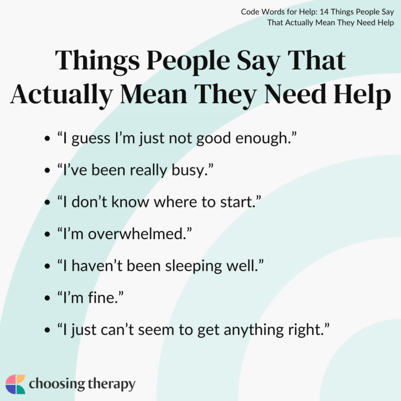 How to Recognize Secret Code Words for Help