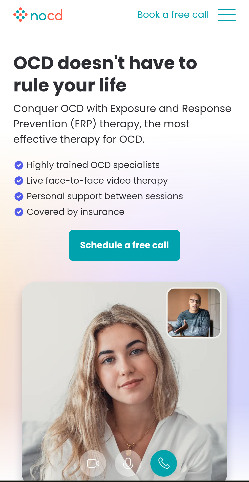 Image NOCD uses exposure response prevention therapy to treat OCD