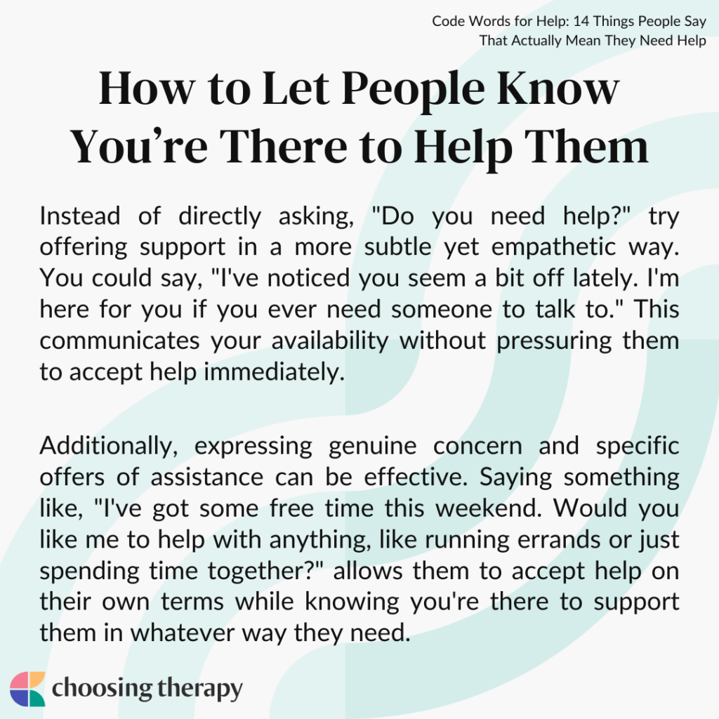 How to Recognize Secret Code Words for Help