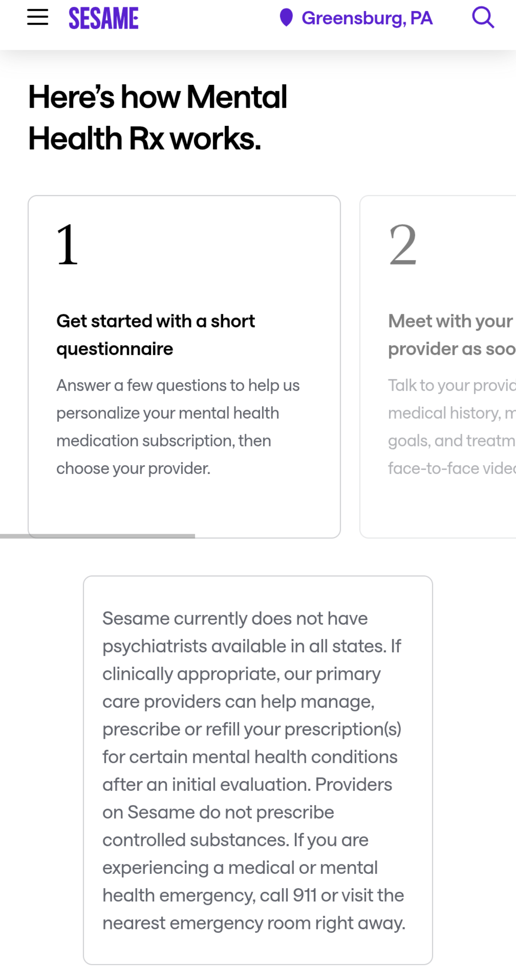 Image Sesame How Mental Health Rx Works