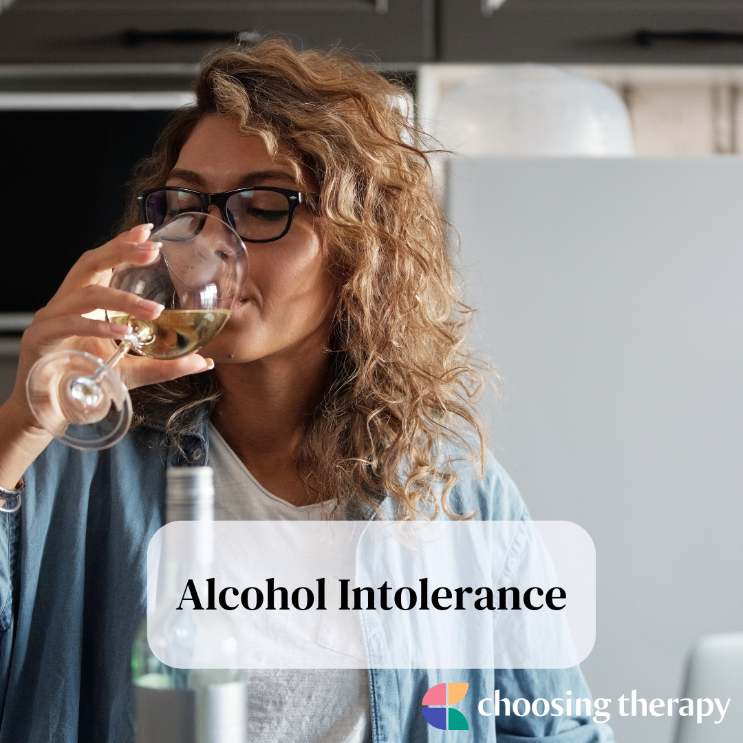 Alcohol intolerance definition signs