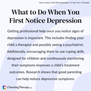 What to Do When You First Notice Depression
