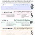 DBT STOP Skill for Impulsivity in ADHD Worksheet