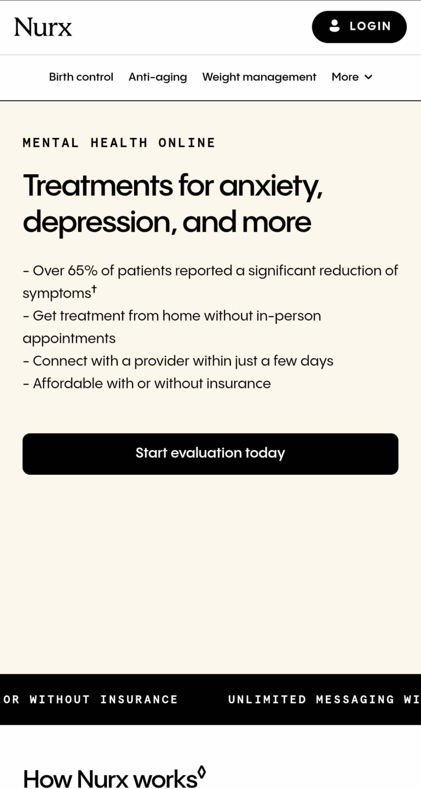 Image Nurx Mental Health Online