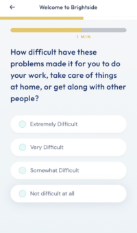Brightside Health clinical assessment