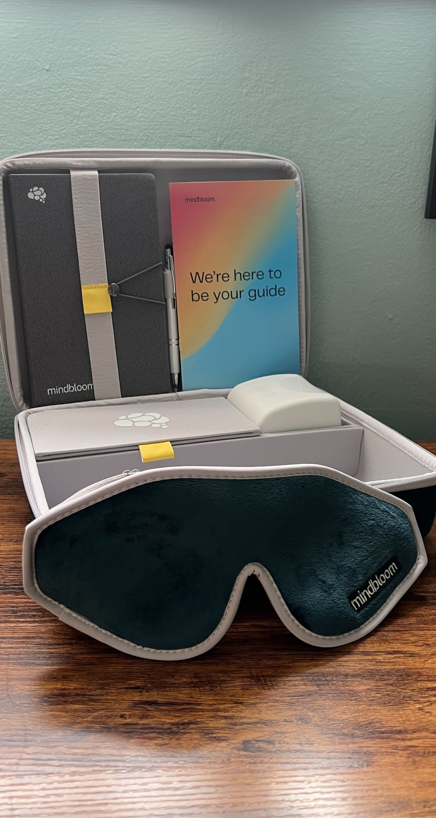 Photo of Mindbloom box with eye mask
