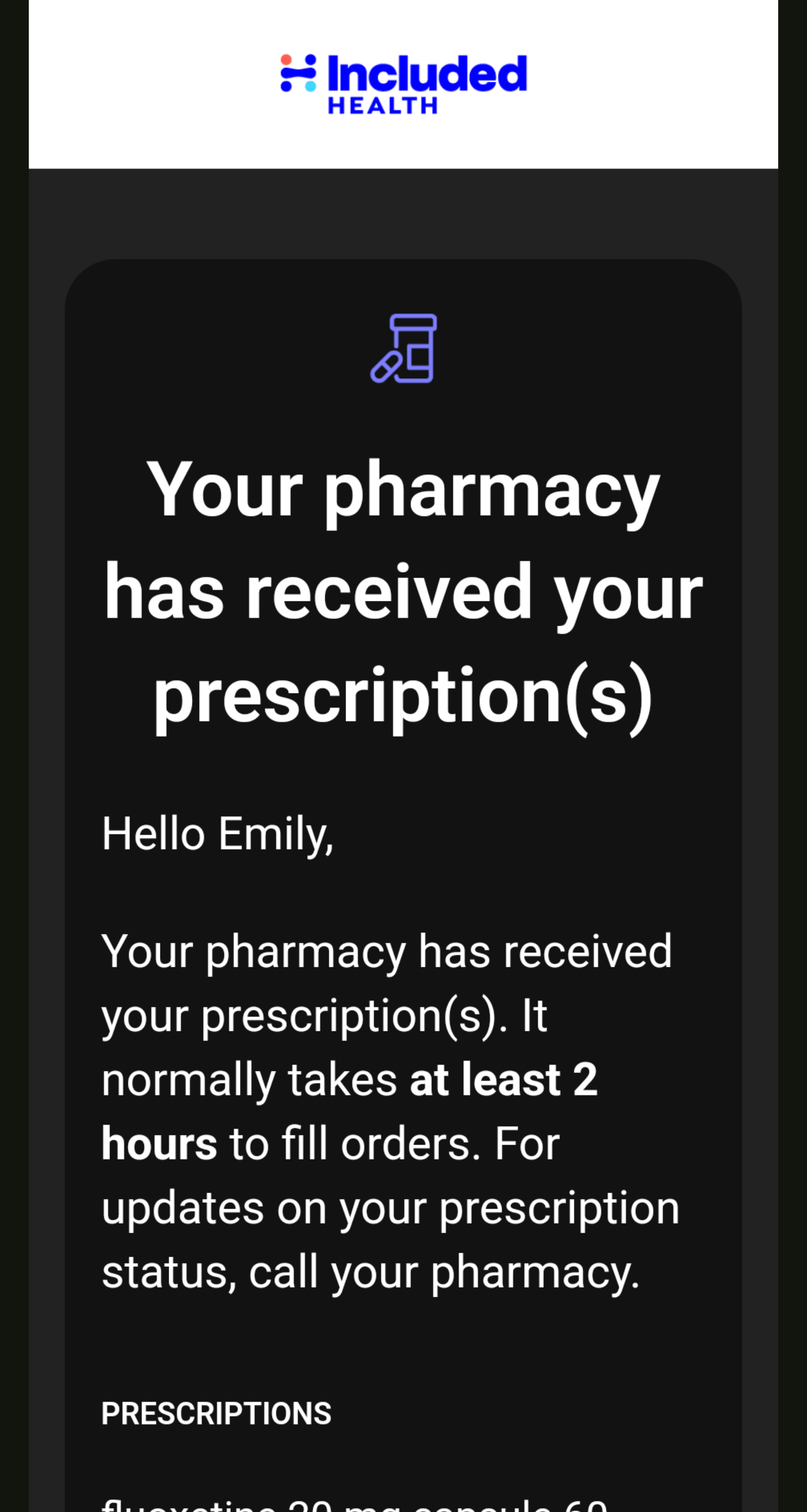 Doctor on Demand Prescription Email