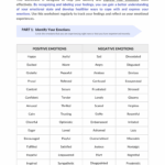 Identifying Emotions Worksheet
