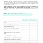Relationship Inventory Worksheet