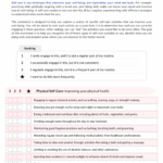 Self-Care Inventory Worksheet