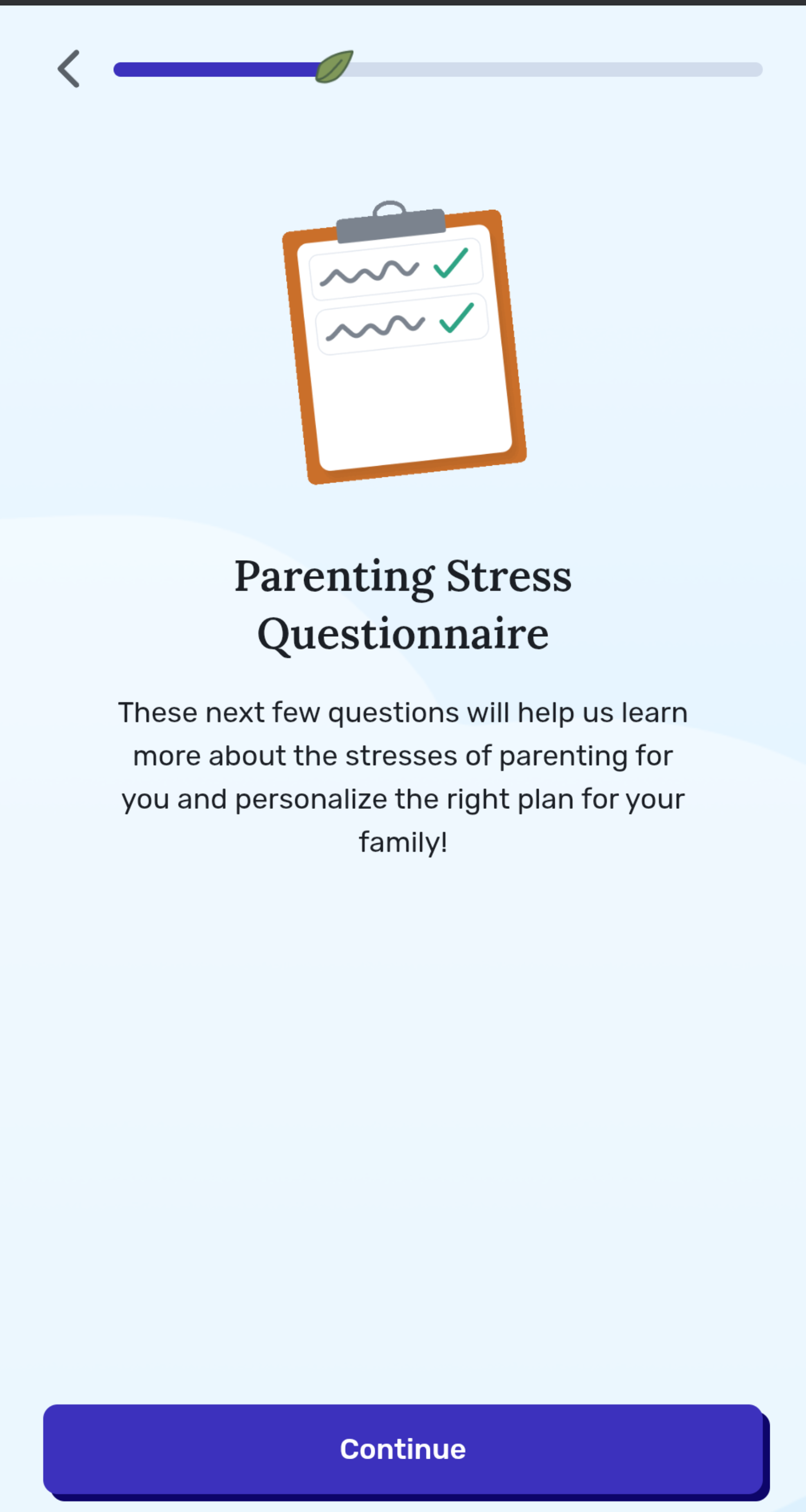 Image Joon Parent App Stress Questionnaire