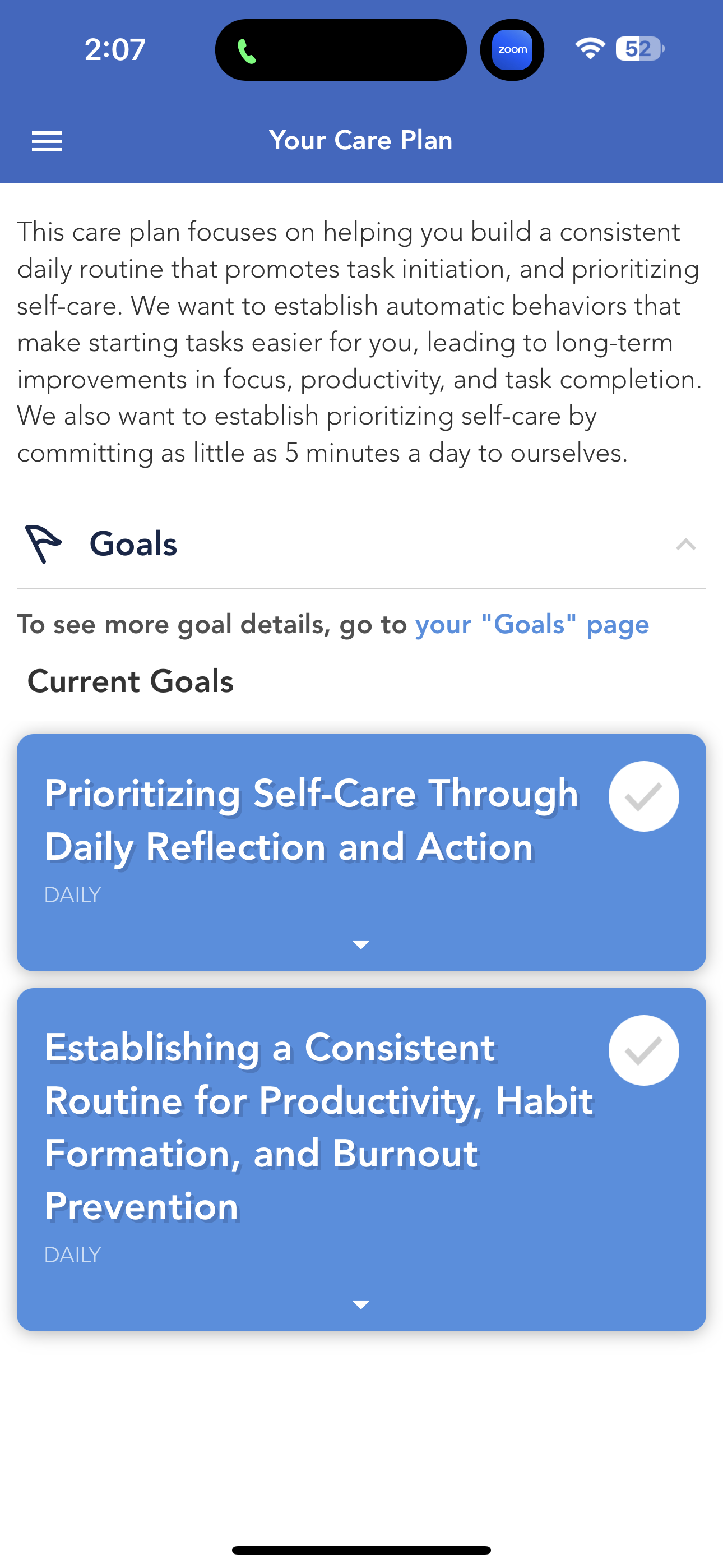 Image of ADHD Advisor Self Care Plan