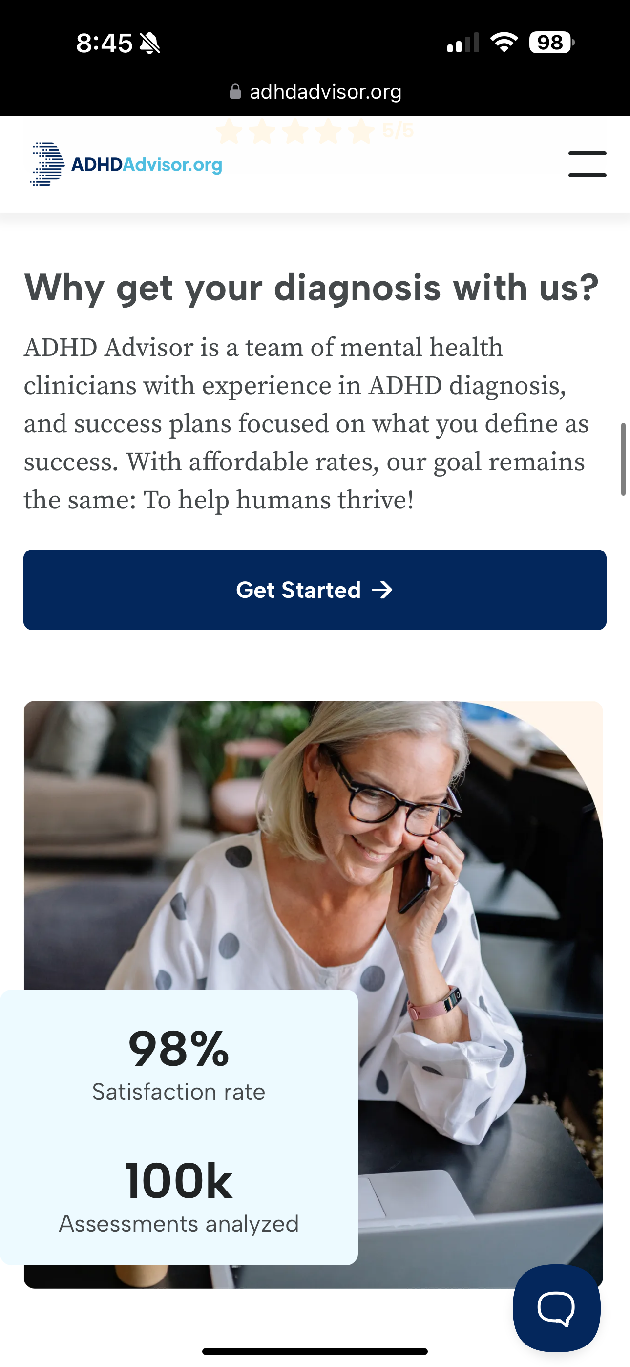 Image of ADHDAdvisor.org Provides ADHD Assessments