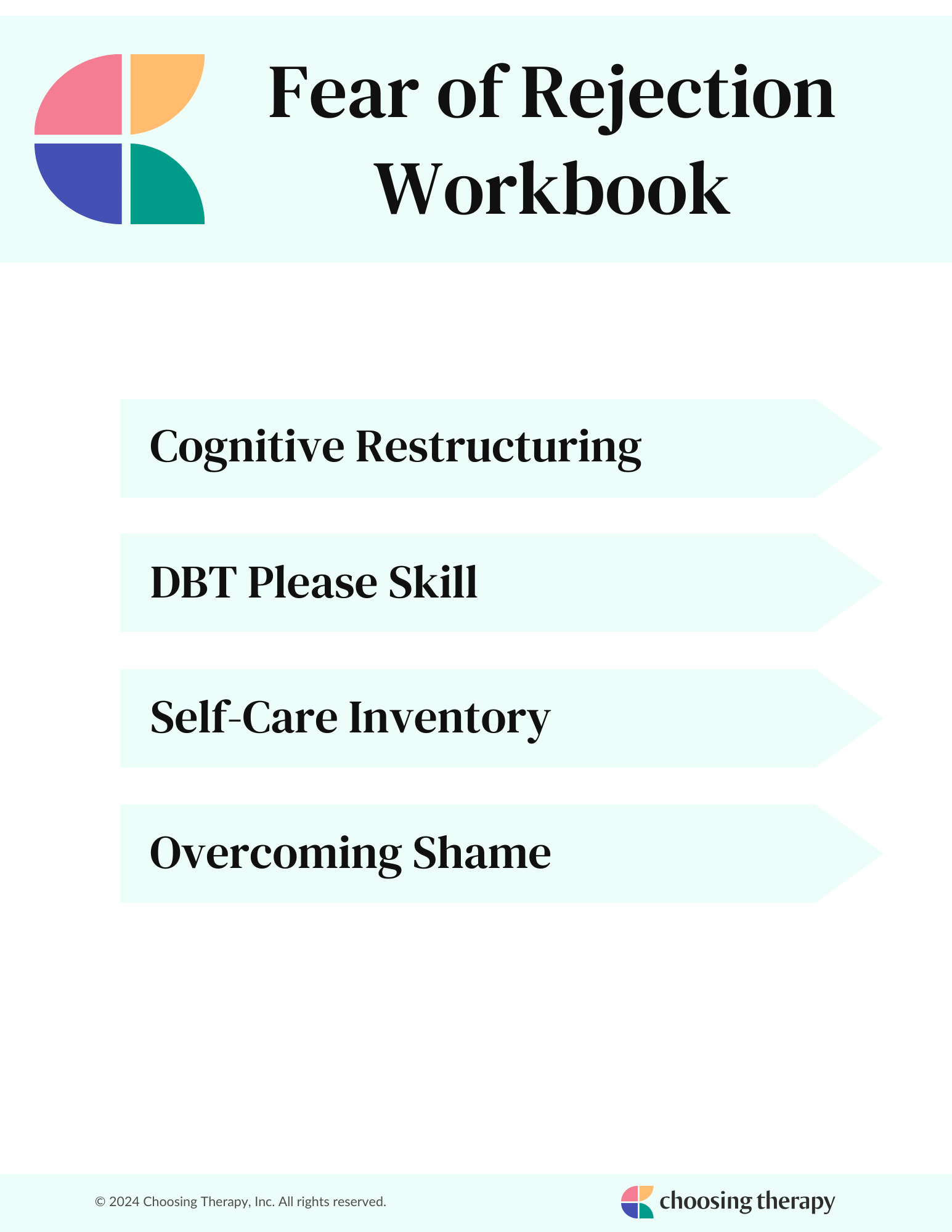 Fear of Rejection Workbook PNG