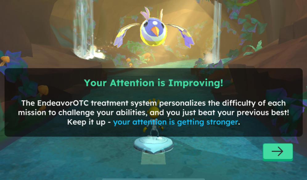 Screenshot of mission within EndeavorOTC app