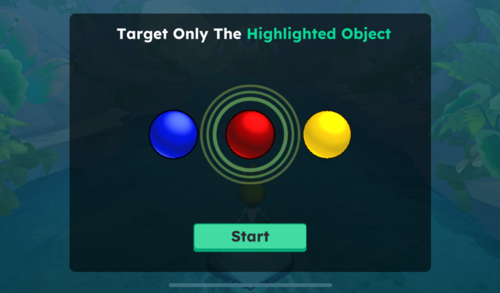 Screenshot of target that app users must identify during missions