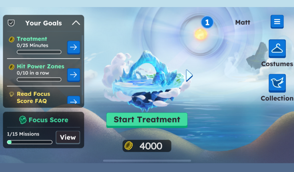 Screenshot of user dashboard within the EndeavorOTC app