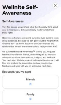 Image of Wellnite self-awareness exercise