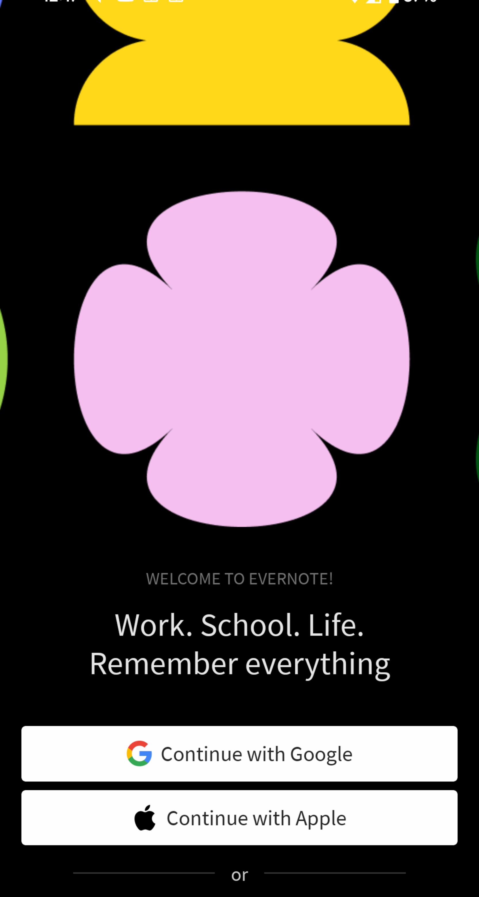 Image Evernote Login App
