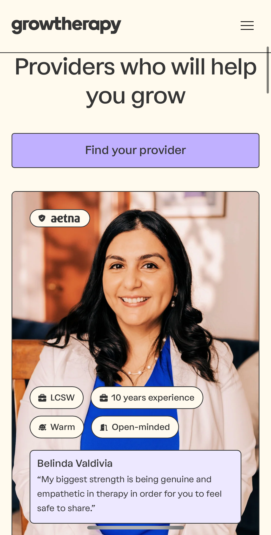 Grow Therapy Providers
