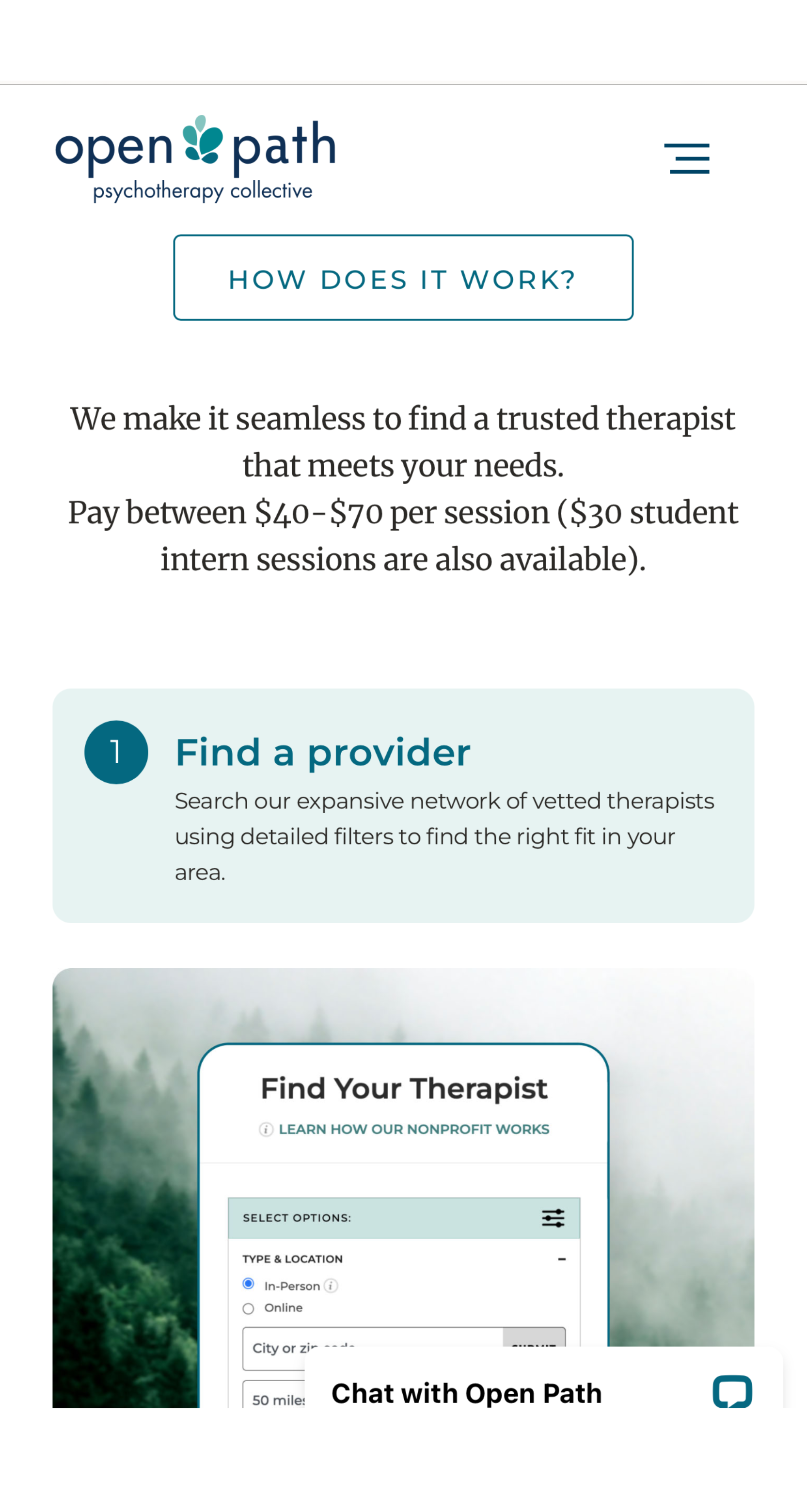 Image Open Path Find a Provider