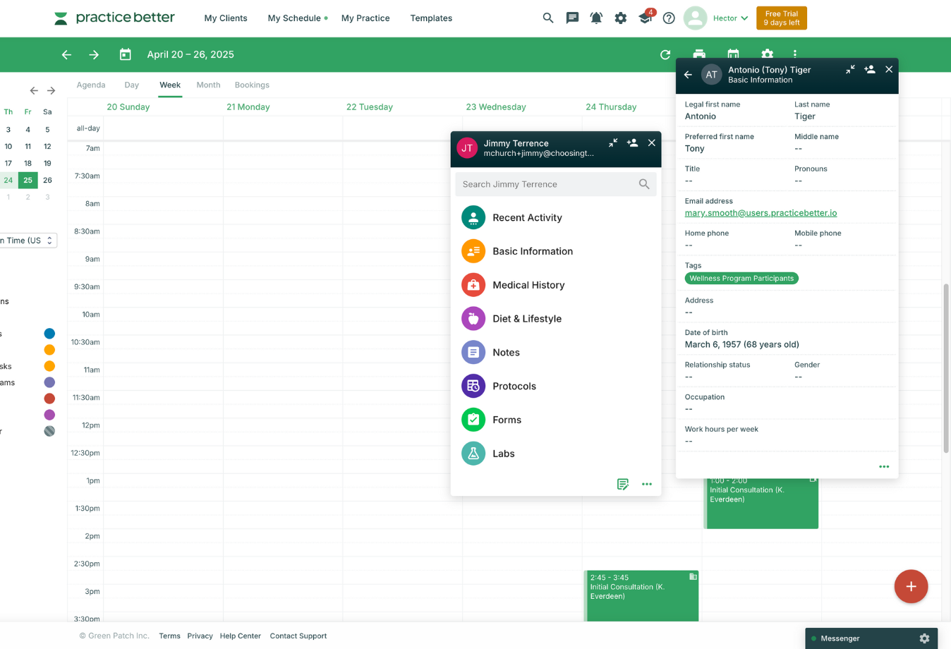 Image of Practice Better client hubs