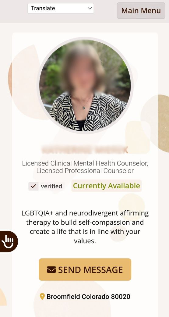 Inclusive Therapists Profile