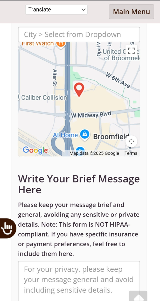 Inclusive Therapists Messaging Platform 2