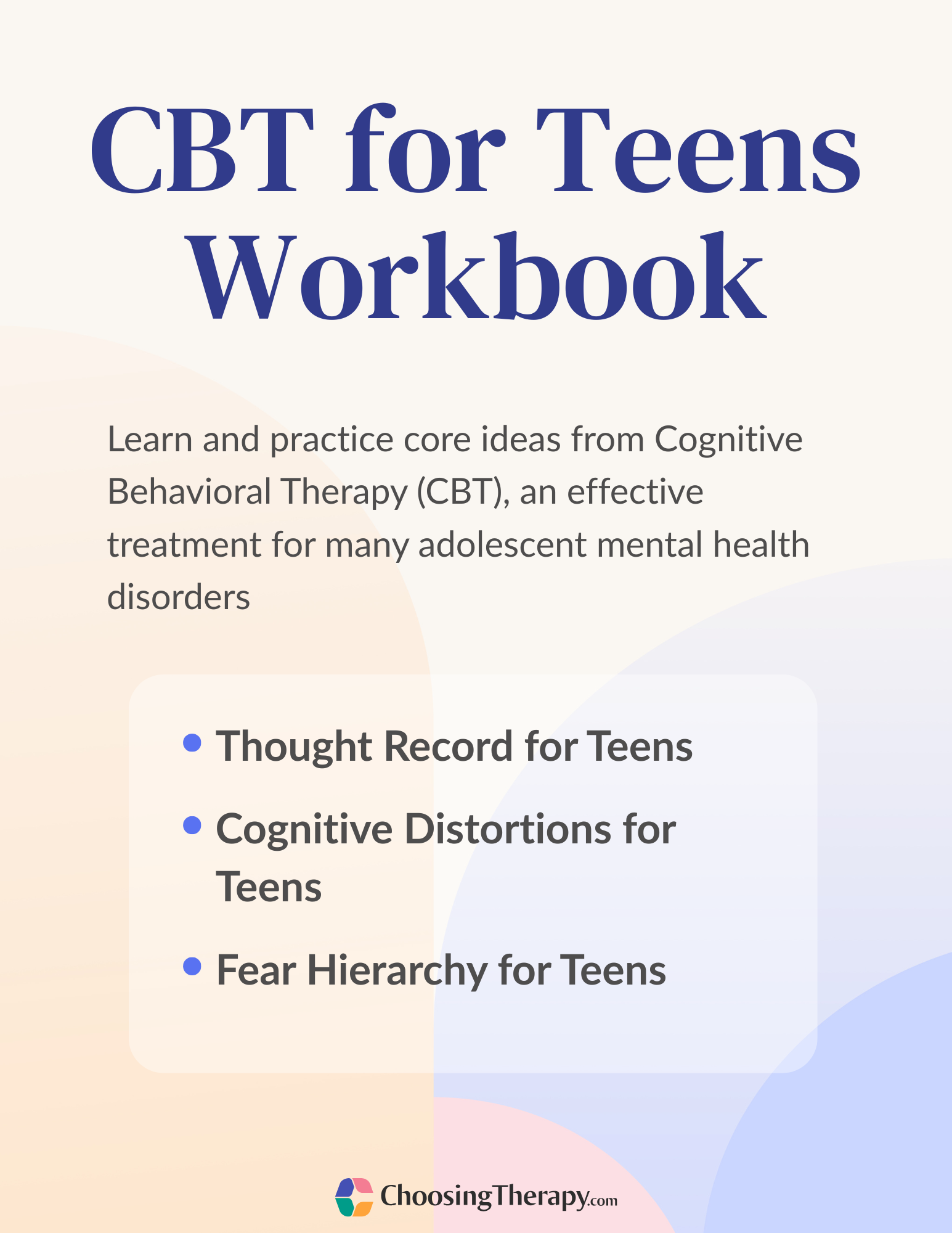 CBT for Teens Workbook