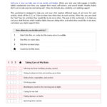 Self-Care Checklist for Kids