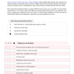 Self-Care Checklist for Teens
