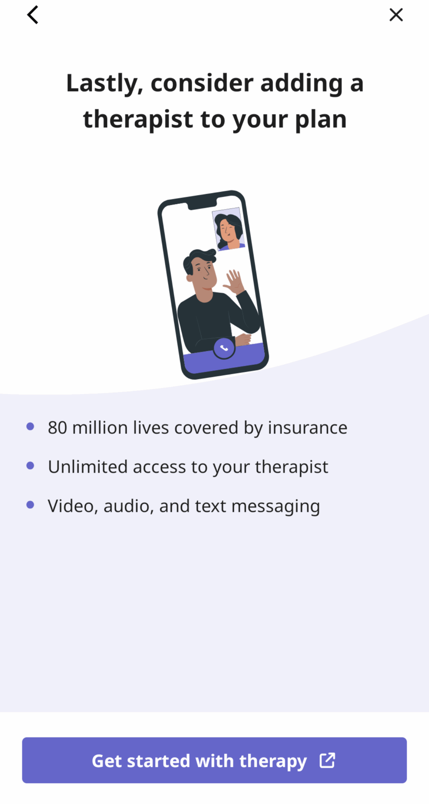 Talkspace Go Consider Booking a Therapist