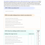 Fear Hierarchy Worksheet for Kids