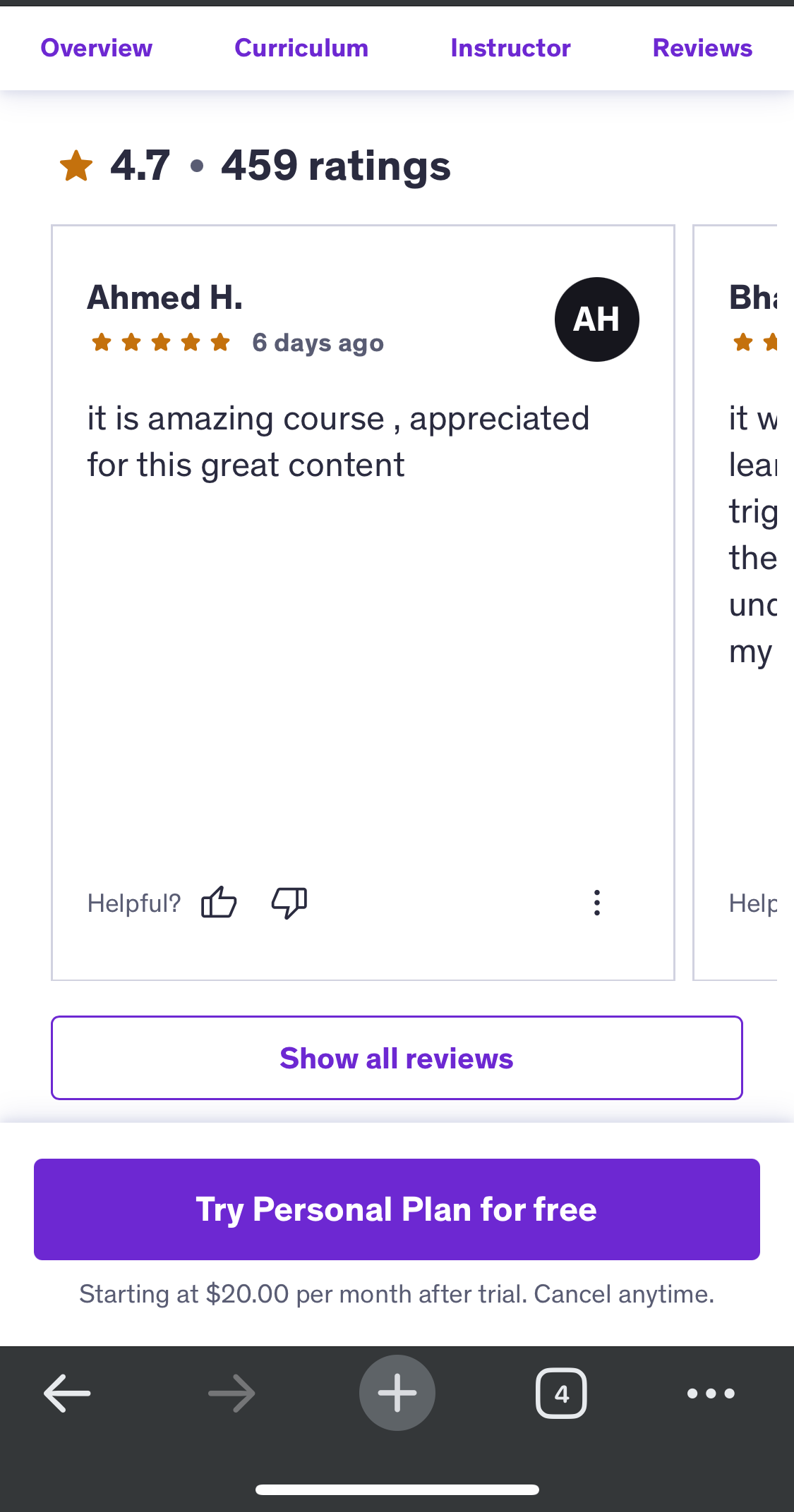 Udemy Anger Management Course Reviews