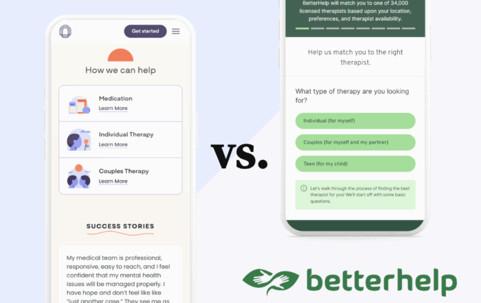 Cerebral Vs. BetterHelp