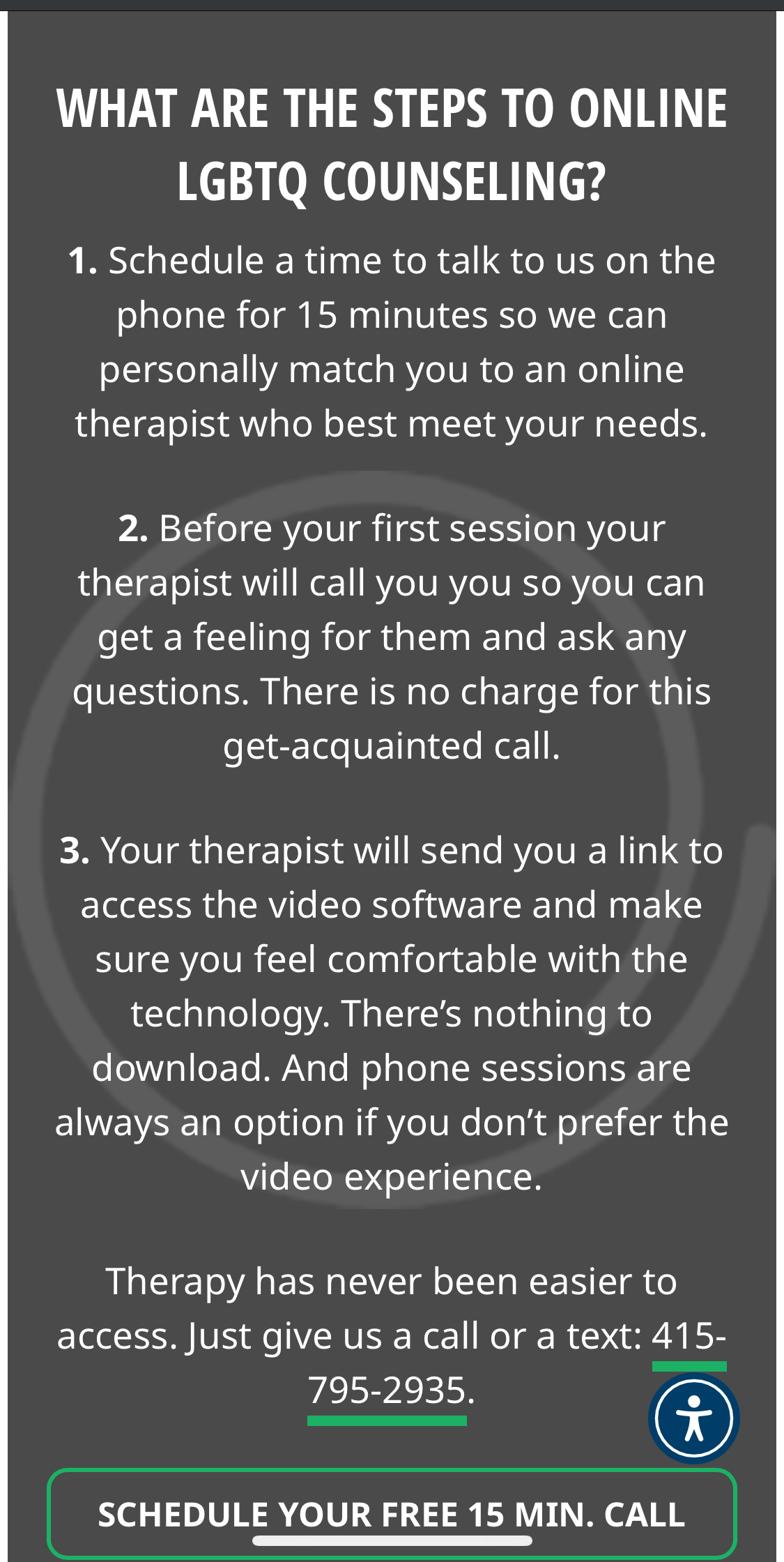 How Gay Therapy Center Works