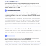 Cope Ahead DBT worksheet