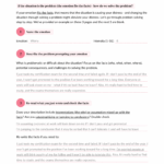 DBT Problem Solving worksheet