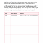 Exploring Positive Qualities Worksheet