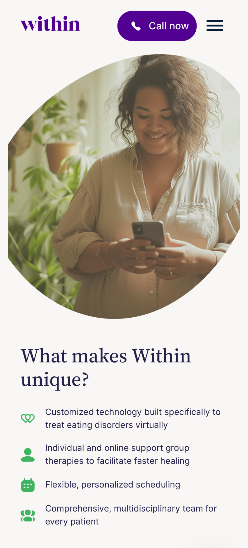 Within Health unique features