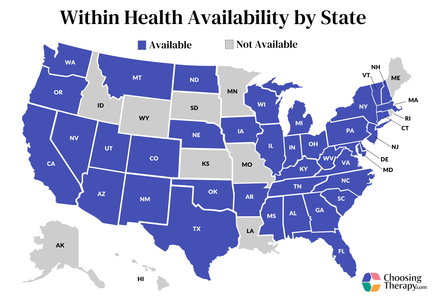 Within Health Availability by State
