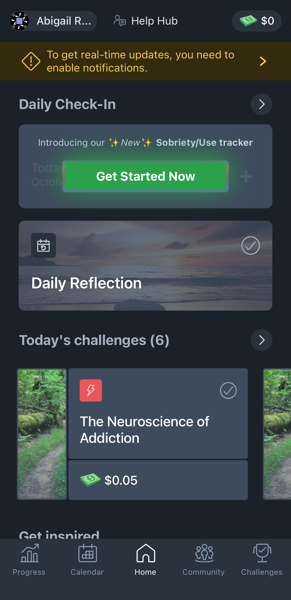 Affect Therapeutics App Home
